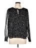 Banana Republic Black Long Sleeve Blouse Size L - photo 1