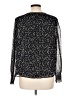 Banana Republic Black Long Sleeve Blouse Size L - photo 2