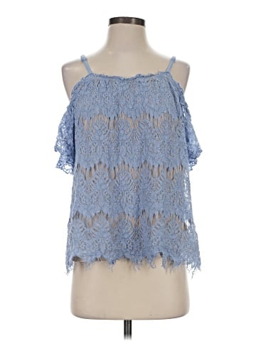 Blue Rain Sleeveless Blouse (view 1)