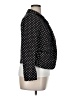 Ann Taylor LOFT 100% Cotton Polka Dots Black Blazer Size 14 - photo 4