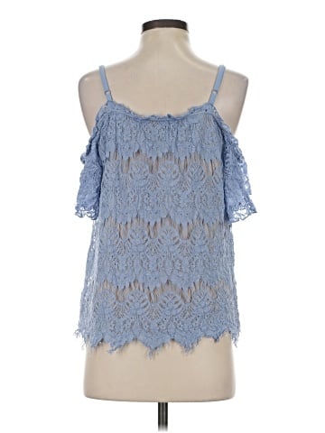 Blue Rain Sleeveless Blouse (view 2)