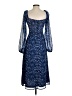Miami 100% Polyester Blue Cocktail Dress Size XS - photo 2