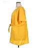 BLOOMCHIC 100% Polyester Yellow Short Sleeve Blouse Size 18 - photo 5
