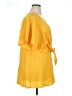 BLOOMCHIC 100% Polyester Yellow Short Sleeve Blouse Size 18 - photo 4