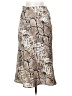 Polly Animal Print Tan Casual Skirt Size 0 - photo 2