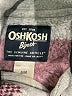 OshKosh B'gosh 100% Polyester Checkered-gingham Color Block Gray Cardigan 3-6 MO / 6 MO - photo 3