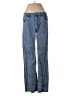 Stradivarius Chevron-herringbone Blue Jeans Size 6 - photo 1