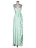Mac Duggal 100% Polyester Green Cocktail Dress Size 0 - photo 1