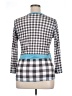 David Cline Checkered-gingham Gray 3/4 Sleeve T-Shirt Size XL - photo 2