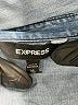 Express Blue Long Sleeve Button-Down Shirt Size M - photo 4