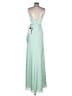 Mac Duggal 100% Polyester Green Cocktail Dress Size 0 - photo 2