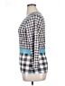 David Cline Checkered-gingham Gray 3/4 Sleeve T-Shirt Size XL - photo 5