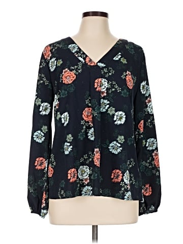 Merona Long Sleeve Blouse (view 1)
