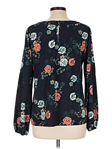 Merona Long Sleeve Blouse (view 2)