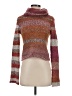 Unbranded Tweed Burgundy Turtleneck Sweater Size XS - photo 1