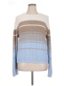 By Anthropologie Color Block Blue Pullover Sweater Size XL - photo 1