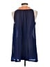 ASOS 100% Polyester Blue Sleeveless Blouse Size 10 - photo 2