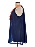 ASOS 100% Polyester Blue Sleeveless Blouse Size 10 - photo 5