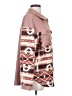 Shein 100% Polyester Print Pink Coat Size 4 - photo 4