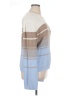 By Anthropologie Color Block Blue Pullover Sweater Size XL - photo 4