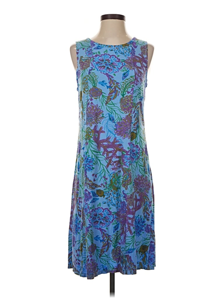Pre-owned Fresh Produce Cocktail Dress In Blue