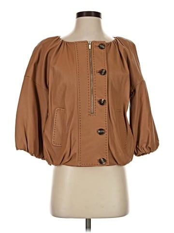 BCBGMAXAZRIA 3/4 Sleeve Button-Down Shirt (view 1)