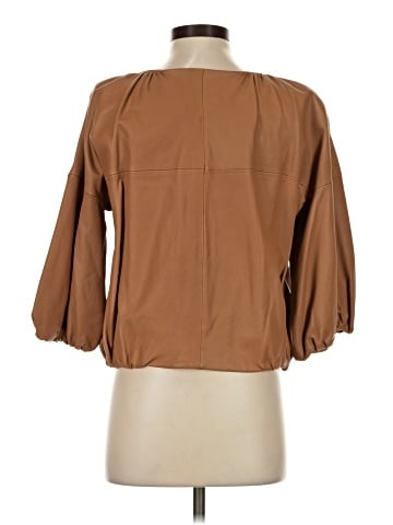 BCBGMAXAZRIA 3/4 Sleeve Button-Down Shirt (view 2)