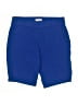 Kim Rogers Solid Blue Athletic Shorts Size 12 Petite - photo 1