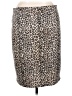 Just One Animal Print Tan Casual Skirt Size 1X - photo 2