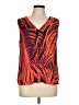 a.n.a. A New Approach 100% Polyester Orange Sleeveless Blouse Size L - photo 1