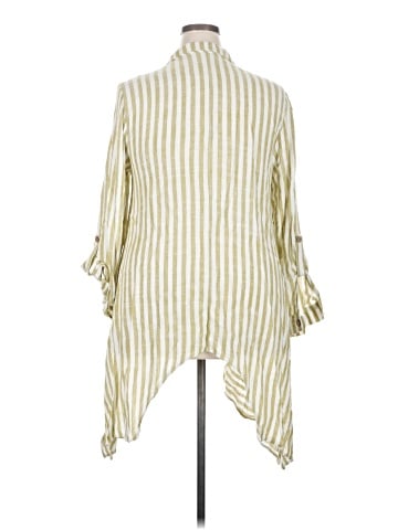 Cato 3/4 Sleeve Button-Down Shirt (view 2)