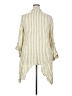 Cato Stripes Ivory 3/4 Sleeve Button-Down Shirt Size 18 - 20 - photo 2
