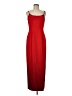 Niteline 100% Polyester Solid Red Casual Dress Size 8 - photo 1