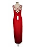 Niteline 100% Polyester Solid Red Casual Dress Size 8 - photo 2