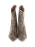 Express 100% Polyurethane Gold Ankle Boots Size 8 - photo 2