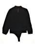 LC Lauren Conrad 100% Polyester Black Long Sleeve Blouse Size L - photo 2
