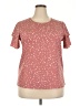 Unbranded 100% Polyester Stars Pink Short Sleeve Top Size XXL - photo 1