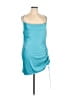 Topshop 100% Polyester Teal Cocktail Dress Size 14 - photo 1
