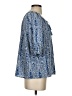 Ellison 100% Polyester Blue 3/4 Sleeve Blouse Size S - photo 4