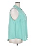 Torrid 100% Polyester Teal Sleeveless Blouse Size 2X Plus (2) - photo 4