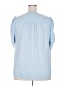 Torrid 100% Polyester Blue 3/4 Sleeve Blouse Size 2X Plus (2) - photo 2