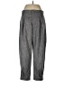 Shein 100% Polyester Chevron-herringbone Gray Casual Pants Size 12 - photo 1