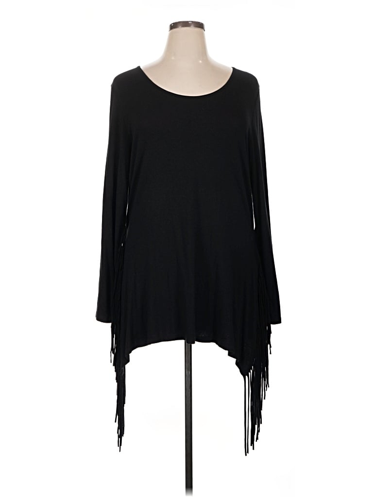 Pre-owned Assorted Brands Long Sleeve T-shirt In Black