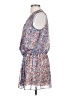 BCBGeneration 100% Polyester Print Blue Casual Dress Size XS - photo 5