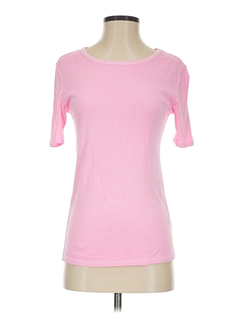 Pre-owned Jcrew Short Sleeve T-shirt In Pink