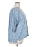 Chaps 100% Cotton Blue 3/4 Sleeve Blouse Size 2X - photo 4