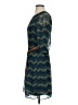 Alyx 100% Polyester Chevron-herringbone Green Casual Dress Size 4 - photo 5