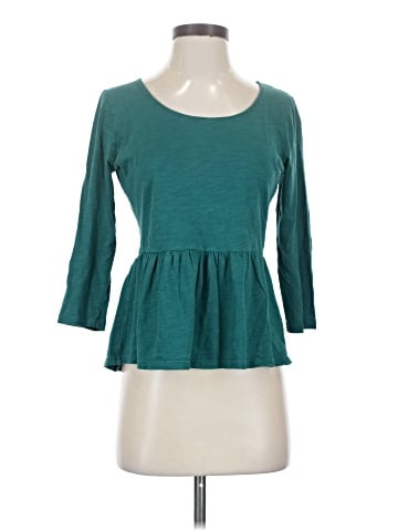Garnet Hill 3/4 Sleeve Top (view 1)
