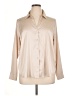 H&M Metallic Tan Long Sleeve Blouse Size XL - photo 1