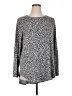 Jane and Delancey Animal Print Silver Pullover Sweater Size 1X - photo 1